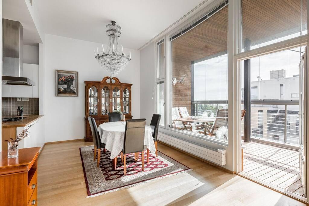 Spacious Home With Four Terrace, Sauna, Sea View Helsínquia Exterior foto