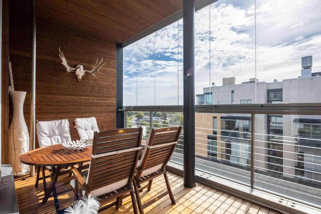 Spacious Home With Four Terrace, Sauna, Sea View Helsínquia Exterior foto