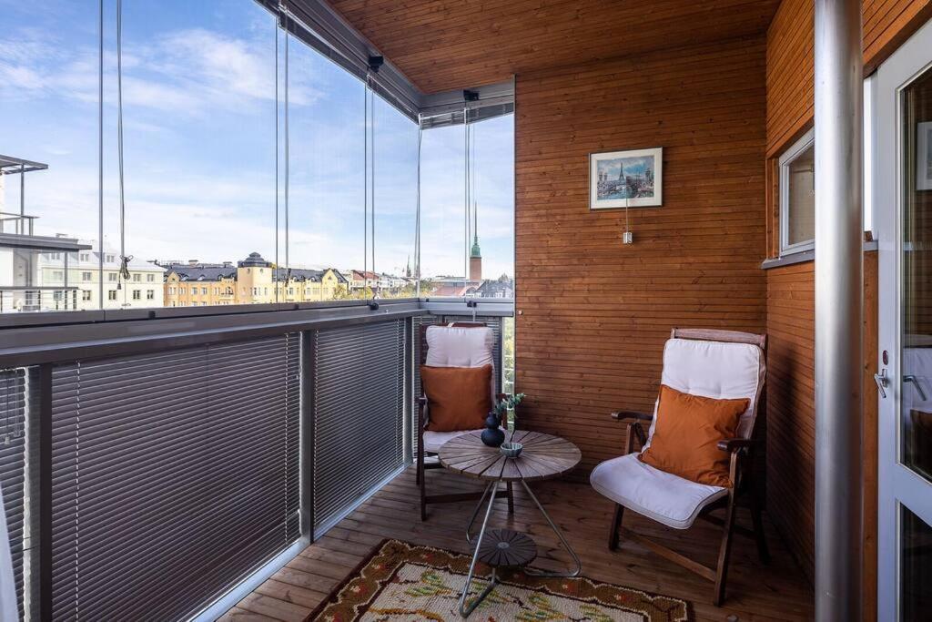 Spacious Home With Four Terrace, Sauna, Sea View Helsínquia Exterior foto